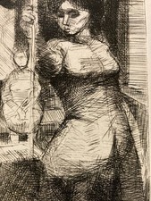 Gravure Art Déco Femme