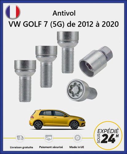 Ecrous antivol roues haute - de,