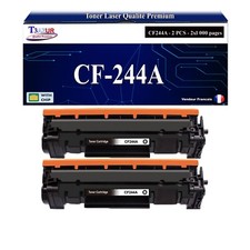 2x Toner compatible avec HP LaserJet Pro MFP-M28a, MFP-M28w, CF244A (44A)  Noir