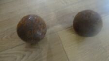 LOT 2 BOULETS LANCER POIDS BOULE SPHERE ATHLESTISME 2 KG