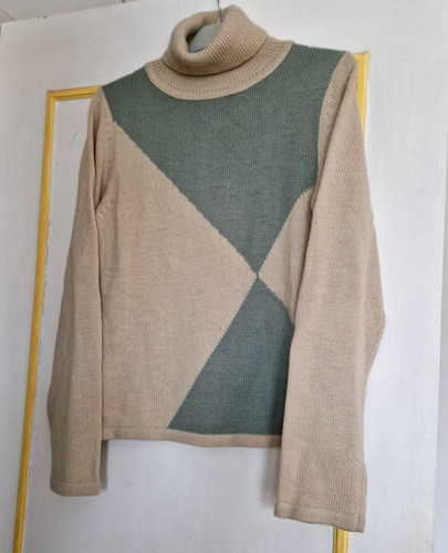 Pull col roulé style - pull,