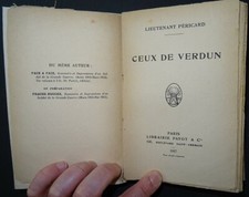 PERICARD : Ceux de Verdun / 1917
