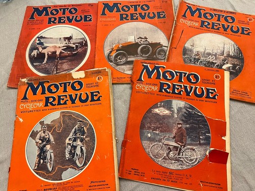 Lot moto revue - revue, 1927