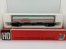 Jouef, Échelle HO, Wagon-citerne Pare-soleil Butagaz, SNCF, Réf: 6511