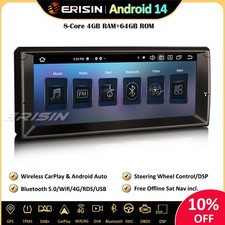 10.25“ 64Go Android 14 Autoradio GPS DAB+CarPlay TNT Wifi for BMW Série 5 E39 M5