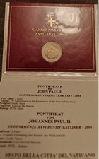 VATICAN 2004 — 2 euros € Istituzione dello Stato Pape Jean-Paul II