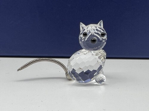 Figurine swarovski 010011 chat - figurine,