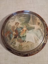 ancien poudrier de sac avec