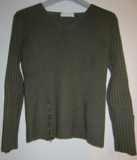 pull vert kaki 38/40 Aceka