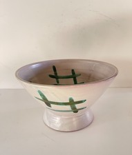 GRANDE COUPE VINTAGE EN CÉRAMIQUE A DÉCOR ABSTRAIT VALLAURIS ? NON SIGNÉE