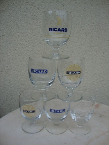 Ricard lot verres - 6,