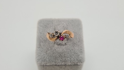 Bague jaune 18 cts - bague, en
