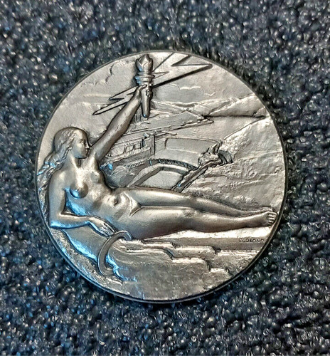Médaille bronze argenté - 1#,