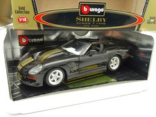 Burago 1/18 - Shelby Series 1 Noire 1998