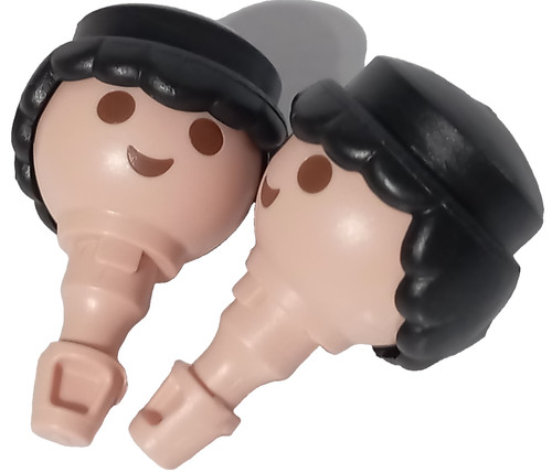 Playmobil têtes perruques - tÊtes,