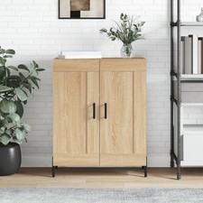 Buffet Armoire Latérale Meuble de Rangement Salon Bois d'Ingénierie vidaXL