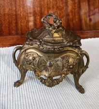 Ancien Coffret à Bijoux Art