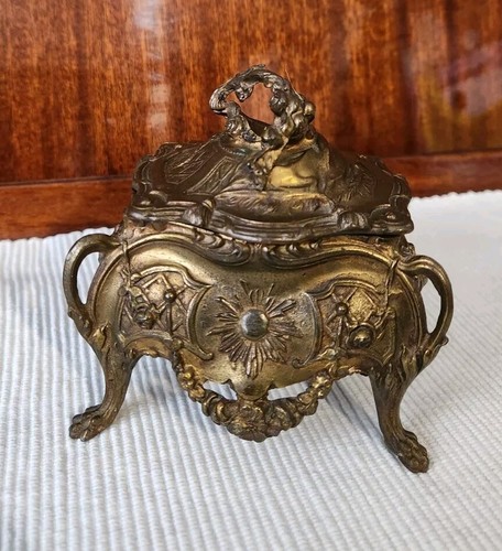 Ancien coffret bijoux art - ancien,