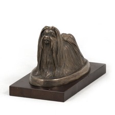 Shih Tzu Figurine en Bois
