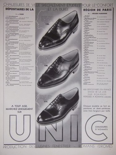 Publicité presse 1934 - ,
