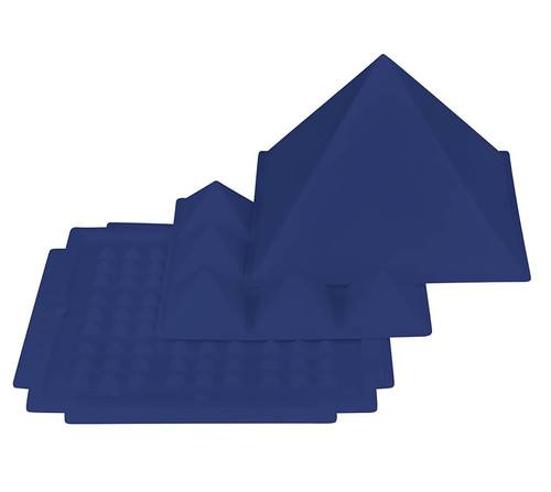 Pyramide bleue plastique à - pyramide, en