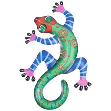 Pendentif mural en fer, 1 pièce, décor de fond de maison, ornement Gecko Unique