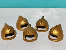 PLAYMOBIL X5 CASQUES DORÉS