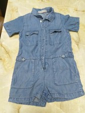 Combishort Zara Fille 4/5 Ans Jeans Legere