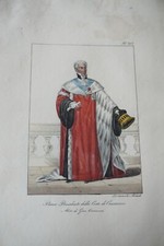LITHO COULEUR COSTUME PORTRAIT