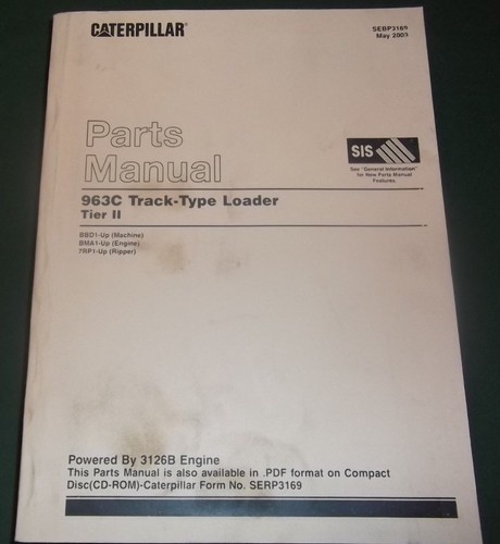 Cat caterpillar 963c piste - cat,