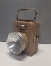 Ancienne Lampe de Poche XXe - Pour mineur / militaire WW1 WW2 - marron clair