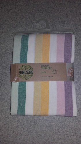Nappe ronde neuve sincère - nappe,