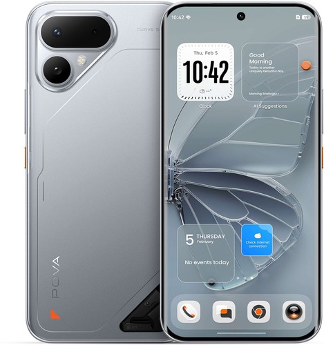 Tecno pova curve - curve, (argent