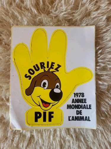 Pif gadget autocollant - gadget,