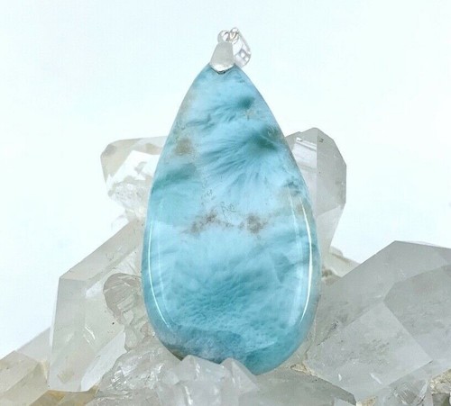 Pendentif larimar pierre - pendentif, de
