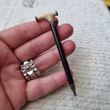 PORTE MINE Canne Ancien Fin