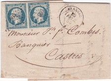 YT 14 en paire - Brassac (Tarn) (indice Pothion 5) à Castres (Tarn)