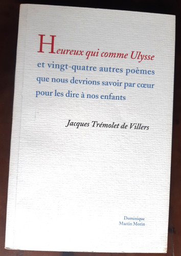 Heureux qui comme ulysse - heureux,