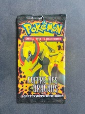 Booster Pokémon VIDE/EMPTY Noir Et Blanc Coffre Des Dragons N&B Tranchodon