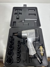 WilTec 61134 Coffret de Clé à Chocs Pneumatique - 17 Pièces