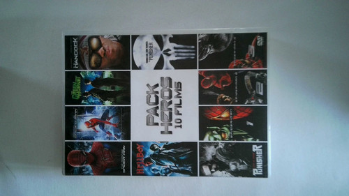Pack heros films - 10, dvd