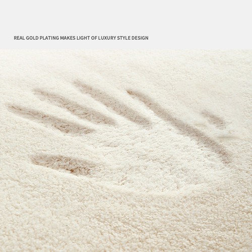 Tapis rond imprimé imitation - tapis,