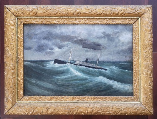 Marine datée 1909 - –,  le
