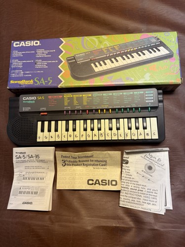 Casio songbank electric - casio, sa-5
