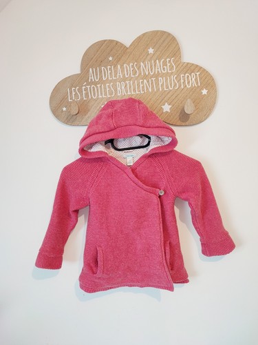 Gilet tricot capuche - gilet,