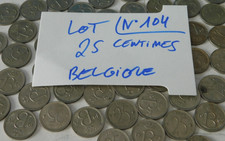 LOT PIECES 25 centimes FRANC