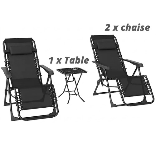 Chaise longue gravité - chaise,