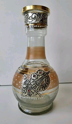 Vase verre métal - vase, en