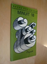 Revue Périodique Minuit n°18 Mars 1976 Alain Robbe-Grillet Mathieu Lindon...
