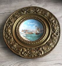 Assiette fin 19ème.Faïence